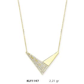Harem Altın KLY1147 14 Ayar Altın V Kolye