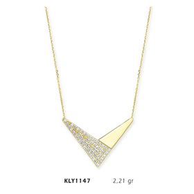 Harem Altın KLY1147 14 Ayar Altın V Kolye