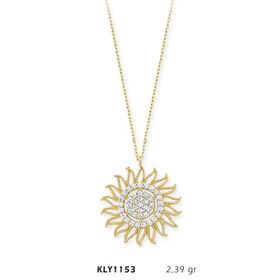 Harem Altın KLY1153 14 Ayar Altın Güneş Kolye