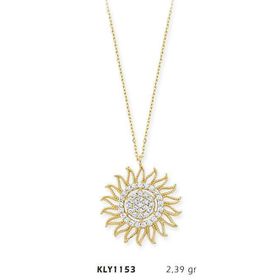 Harem Altın KLY1153 14 Ayar Altın Güneş Kolye