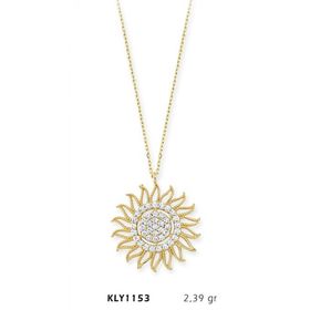 Harem Altın KLY1153 14 Ayar Altın Güneş Kolye