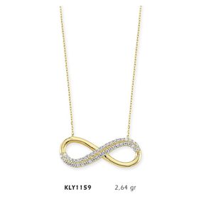 Harem Altın KLY1159 14 Ayar Altın Sonsuzluk Kolye