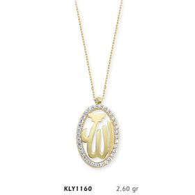 Harem Altın KLY1160 14 Ayar Altın Allah Yazılı Kolye