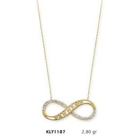 Harem Altın KLY1187 14 Ayar Altın Sonsuz Annem Kolye