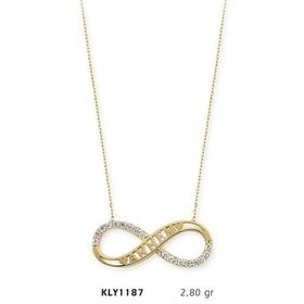 Harem Altın KLY1187 14 Ayar Altın Sonsuz Annem Kolye