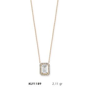 Harem Altın KLY1189 14 Ayar Altın Baget Model Kolye