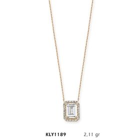 Harem Altın KLY1189 14 Ayar Altın Baget Model Kolye