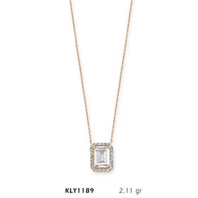 Harem Altın KLY1189 14 Ayar Altın Baget Model Kolye