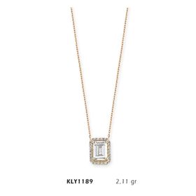 Harem Altın KLY1189 14 Ayar Altın Baget Model Kolye