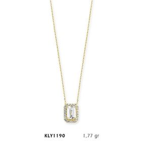 Harem Altın KLY1190 14 Ayar Altın Baget Model Kolye