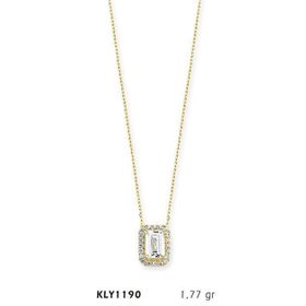 Harem Altın KLY1190 14 Ayar Altın Baget Model Kolye