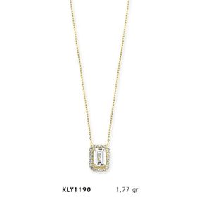 Harem Altın KLY1190 14 Ayar Altın Baget Model Kolye