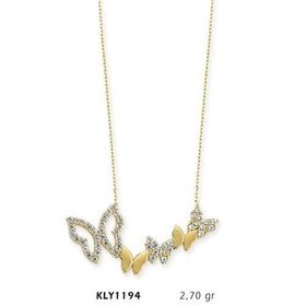 Harem Altın KLY1194 14 Ayar Altın Kelebek Kolye