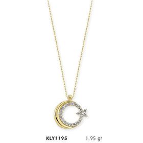 Harem Altın KLY1195 14 Ayar Altın Ayyıldız Kolye
