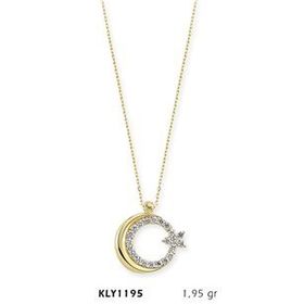 Harem Altın KLY1195 14 Ayar Altın Ayyıldız Kolye