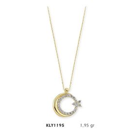 Harem Altın KLY1195 14 Ayar Altın Ayyıldız Kolye