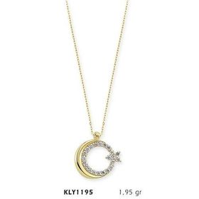 Harem Altın KLY1195 14 Ayar Altın Ayyıldız Kolye