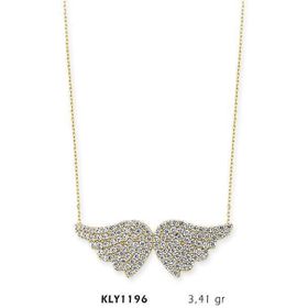 Harem Altın KLY1196 14 Ayar Altın Melek Kanadı Kolye