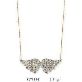 Harem Altın KLY1196 14 Ayar Altın Melek Kanadı Kolye