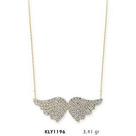 Harem Altın KLY1196 14 Ayar Altın Melek Kanadı Kolye