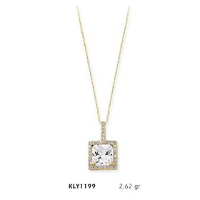 Harem Altın KLY1199 14 Ayar Altın Tektaş Prenses Kolye