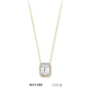 Harem Altın KLY1200 14 Ayar Altın Baget Model Kolye