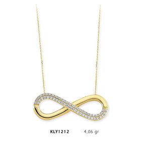 Harem Altın KLY1212 14 Ayar Altın Sonsuzluk Kolye