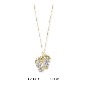 Harem Altın KLY1215 14 Ayar Altın Bebek Ayağı Kolye