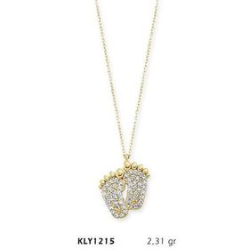 Harem Altın KLY1215 14 Ayar Altın Bebek Ayağı Kolye