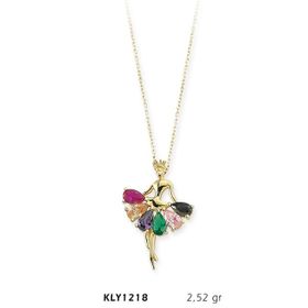 Harem Altın KLY1218 14 Ayar Altın Kraliçe Kolye