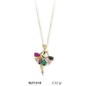 Harem Altın KLY1218 14 Ayar Altın Kraliçe Kolye
