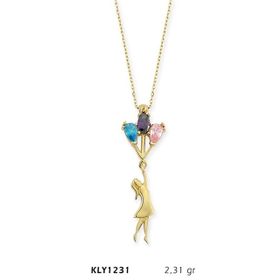 Harem Altın KLY1231 14 Ayar Altın Balonlu Kız Kolye