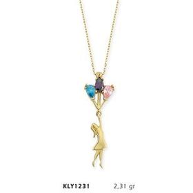 Harem Altın KLY1231 14 Ayar Altın Balonlu Kız Kolye