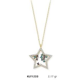 Harem Altın KLY1233 14 Ayar Altın Yıldız Kolye