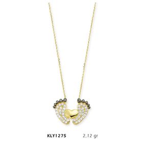 Harem Altın KLY1275 14 Ayar Altın Bebek Ayağı Kolye