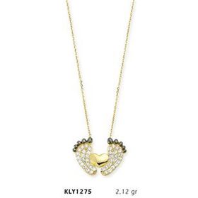 Harem Altın KLY1275 14 Ayar Altın Bebek Ayağı Kolye