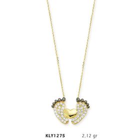 Harem Altın KLY1275 14 Ayar Altın Bebek Ayağı Kolye