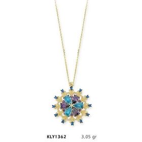 Harem Altın KLY1362 14 Ayar Altın Çiçek Kolye