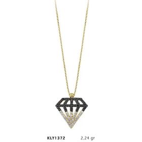 Harem Altın KLY1372 14 Ayar Altın Pırlanta Model Kolye