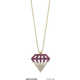 Harem Altın KLY1372 14 Ayar Altın Pırlanta Model Kolye