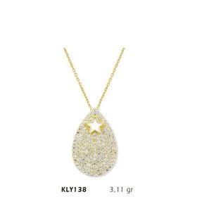 Harem Altın KLY138 14 Ayar Altın Yıldız Damla Kolye