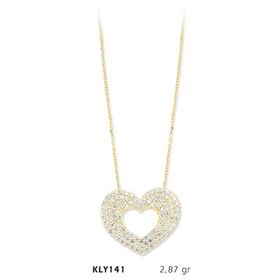 Harem Altın KLY141 14 Ayar Altın Kalp Kolye