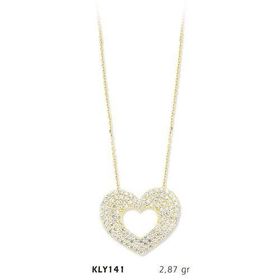 Harem Altın KLY141 14 Ayar Altın Kalp Kolye