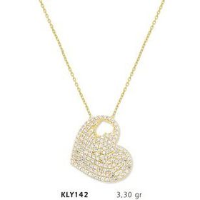 Harem Altın KLY142 14 Ayar Altın Kalp Kolye