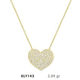 Harem Altın KLY143 14 Ayar Altın Kalp Kolye