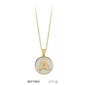 Harem Altın KLY1452 14 Ayar Altın A Harfi Kolye