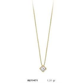 Harem Altın KLY1471 14 Ayar Altın Tektaş Kolye