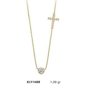 Harem Altın KLY1488 14 Ayar Haç Altın Kolye
