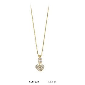 Harem Altın KLY1534 14 Ayar Altın Kalp Kolye