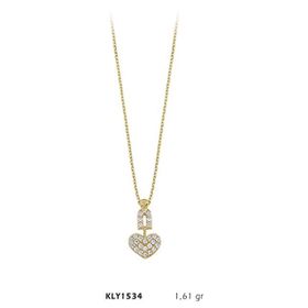 Harem Altın KLY1534 14 Ayar Altın Kalp Kolye